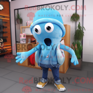 Disfraz de mascota Sky Blue...