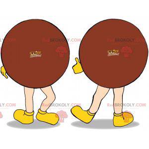 2 mascottes de cookies géants. 2 gâteaux - Redbrokoly.com