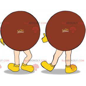 2 gigantiske cookie maskoter. 2 kaker - Redbrokoly.com