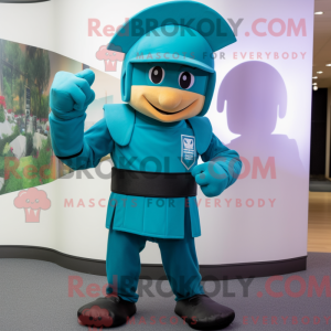 Blågrøn Spartan Soldier...