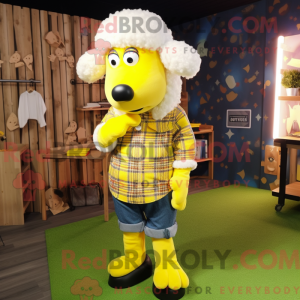 Disfraz de mascota de oveja...
