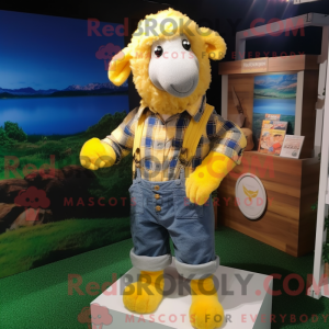 Disfraz de mascota de oveja...