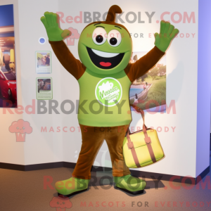 Olive Wrist Watch mascot...