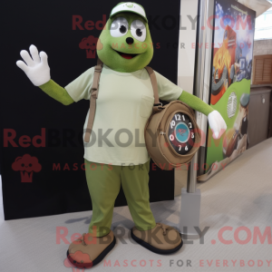 Olive Wrist Watch mascot...