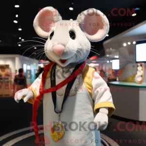 Cream Rat maskotdraktfigur...