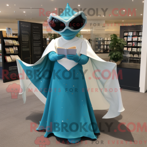 Postava maskota Teal Manta...