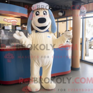 Cream Hot Dogs mascot...
