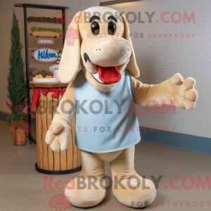 Cream Hot Dogs mascot...