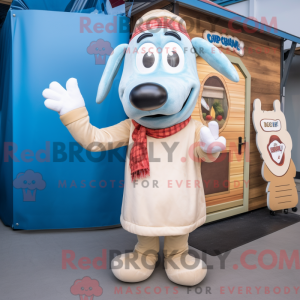 Cream Hot Dogs mascot...