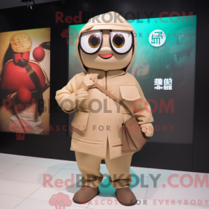 Costume de mascotte Tan Dim...