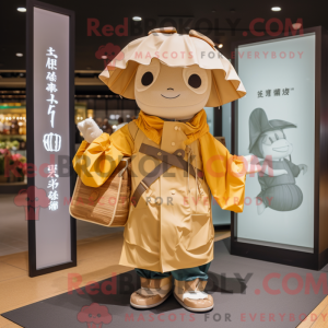 Costume de mascotte Tan Dim...