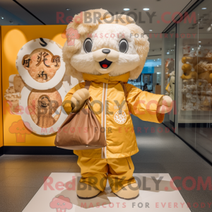 Costume de mascotte Tan Dim...
