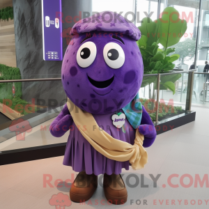 Postava maskota Purple...