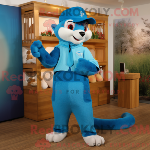 Costume mascotte de belette...