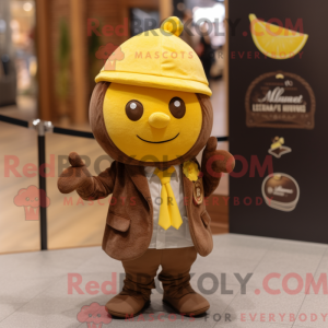Personaggio mascotte Brown...