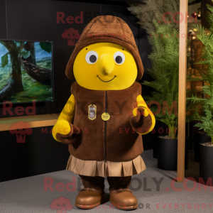 Personaggio mascotte Brown...