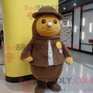 Disfraz de mascota de Brown...