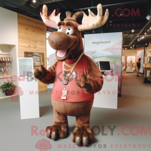 Rust Moose-maskotdraktfigur...
