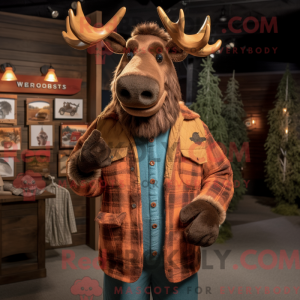 Rust Moose-maskotdraktfigur...