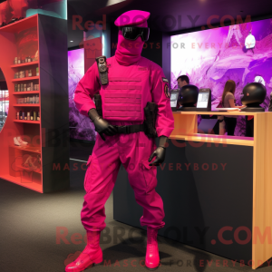 Magenta Gi Joe mascot...