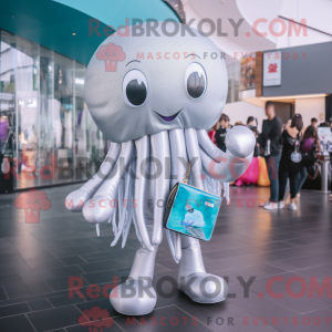 Silver Jellyfish mascot...