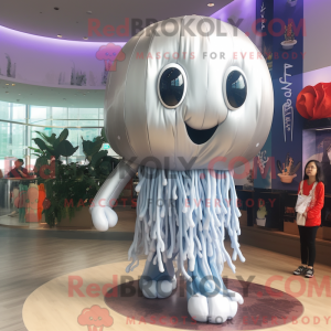 Silver Jellyfish mascot...