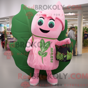 Pink Beanstalk maskot...