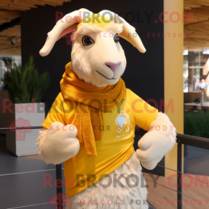 Disfraz de mascota de cabra...