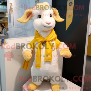 Gold Angora Goat Maskot...