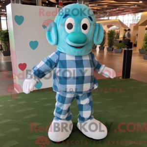 Postava maskota Sky Blue...