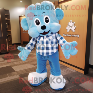 Postava maskota Sky Blue...