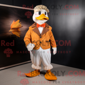 Rust Muscovy Duck maskot...