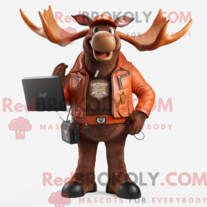 Rust Moose mascottekostuum...