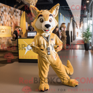 Costume mascotte Gold Dingo...