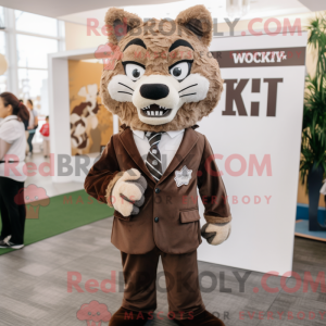 Costume mascotte de Lynx...