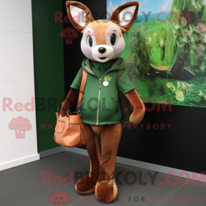 Waldgrünes Reh Maskottchen...