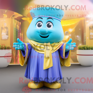 Postava maskota Sky Blue...