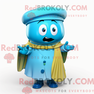 Sky Blue Pot Of Gold maskot...