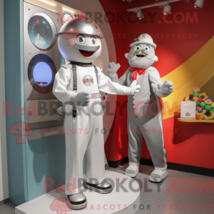 Sølv sjonglere maskot...