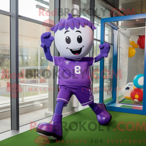 Postava maskota Purple...