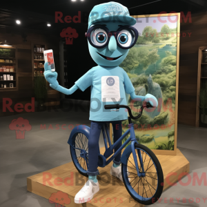 Cyan Einradfahrer...