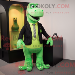 Limegrøn Loch Ness Monster...