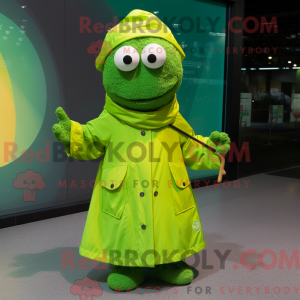 Lime Green Momentum mascot...