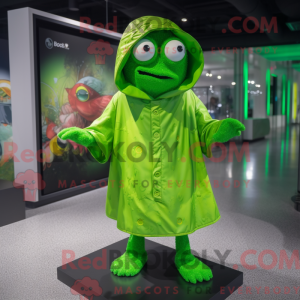 Postava maskota Lime Green...