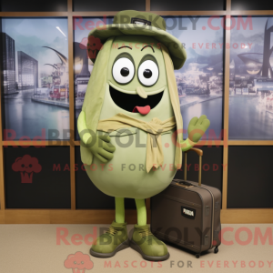 Maskottchenkostüm Olive...