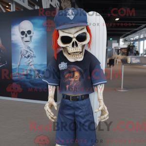 Disfraz de mascota Navy...