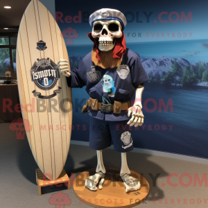 Disfraz de mascota Navy...