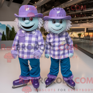 Lavender Pair Of Ice Skates...