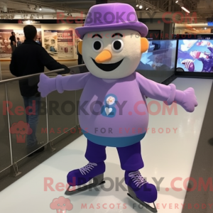Lawenda par skøyter maskot...