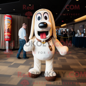 White Hot Dog mascot...